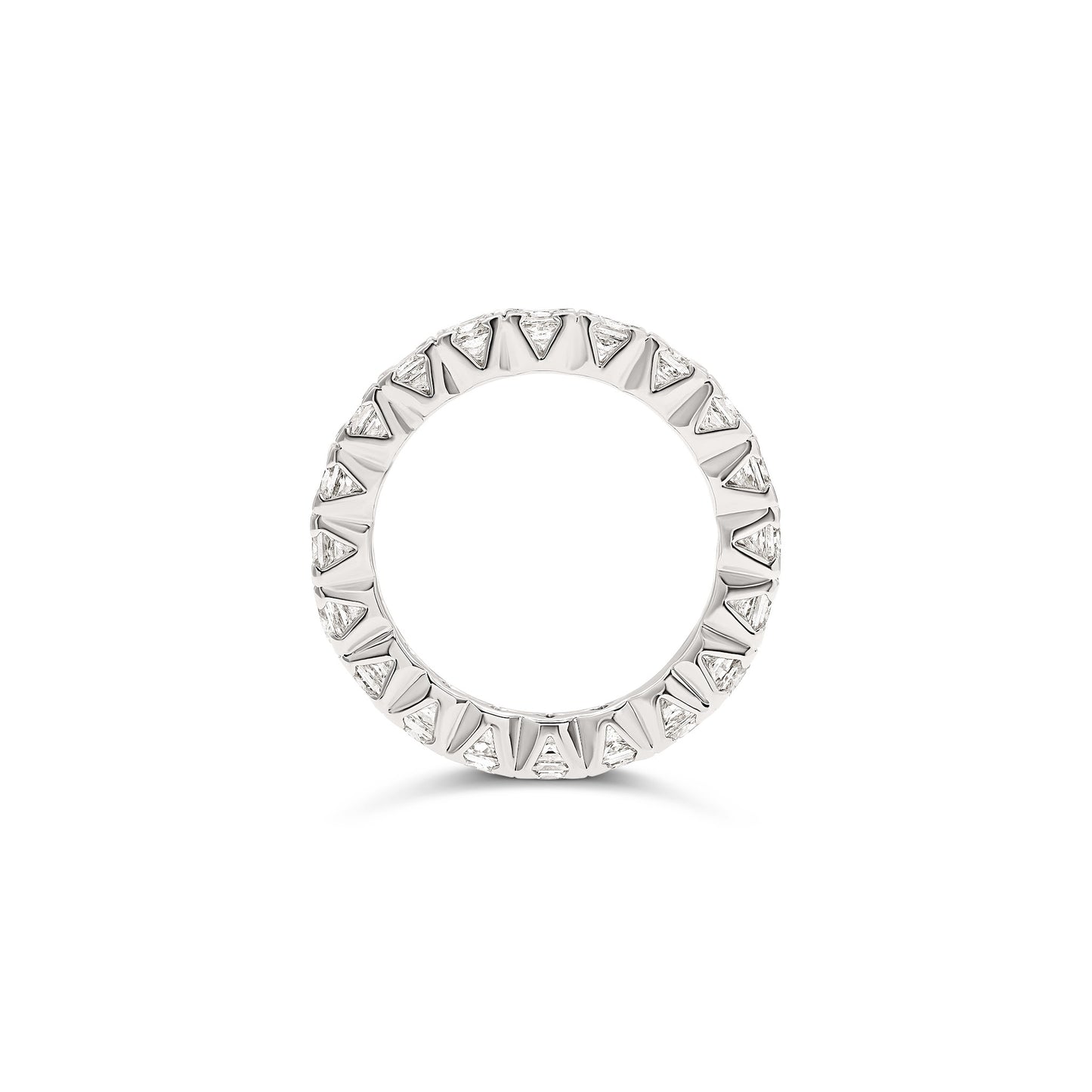 Anello Eternity Bianco e diamanti Lab Grown