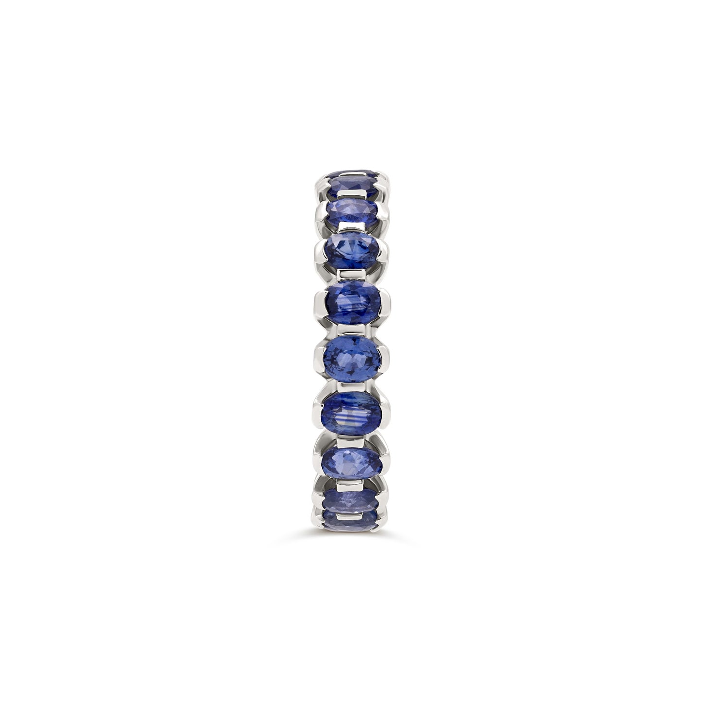 Anello Eternity con zaffiri