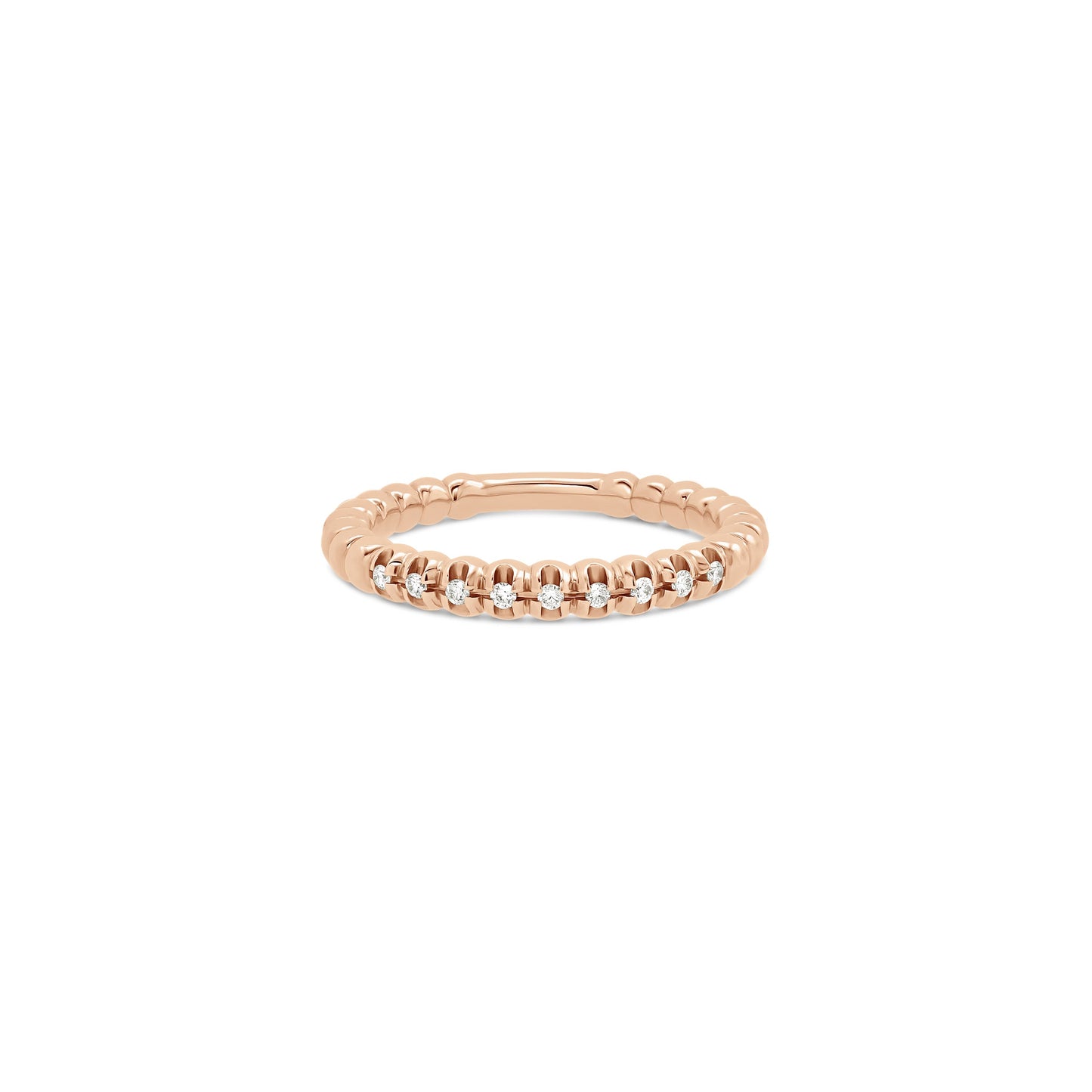 Anello Eternity Sphere Rosa