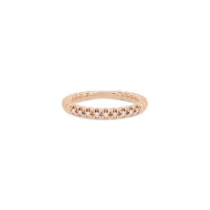 Anello Eternity Sphere Rosa