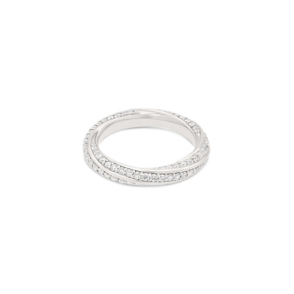 Anello Flow con diamanti