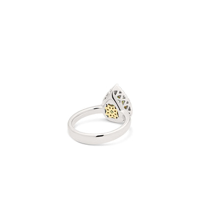 Anello BeLoma con smeraldo e diamanti