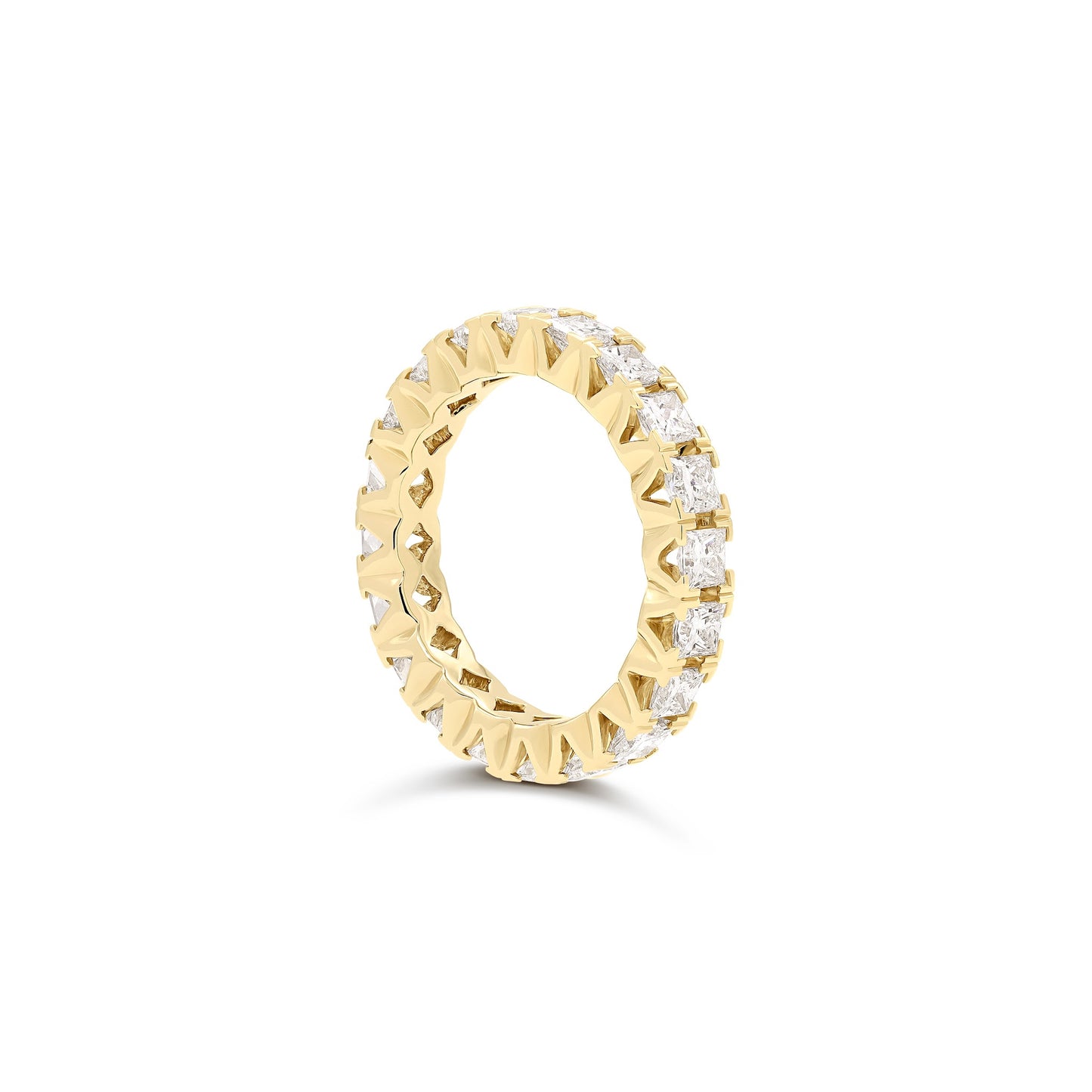 Anello Eternity Giallo con diamanti Lab Grown