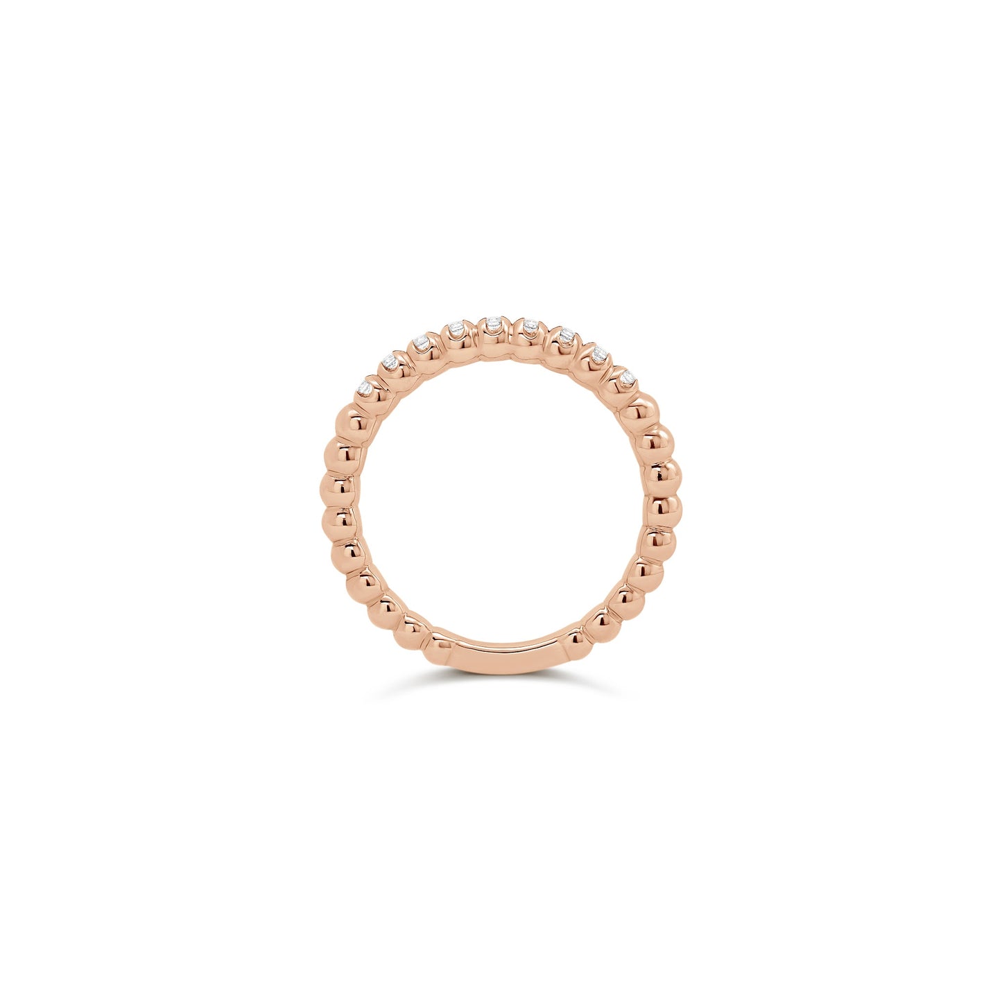 Anello Eternity Sphere Rosa