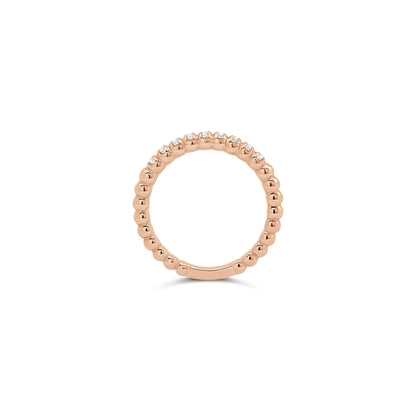 Anello Eternity Sphere Rosa