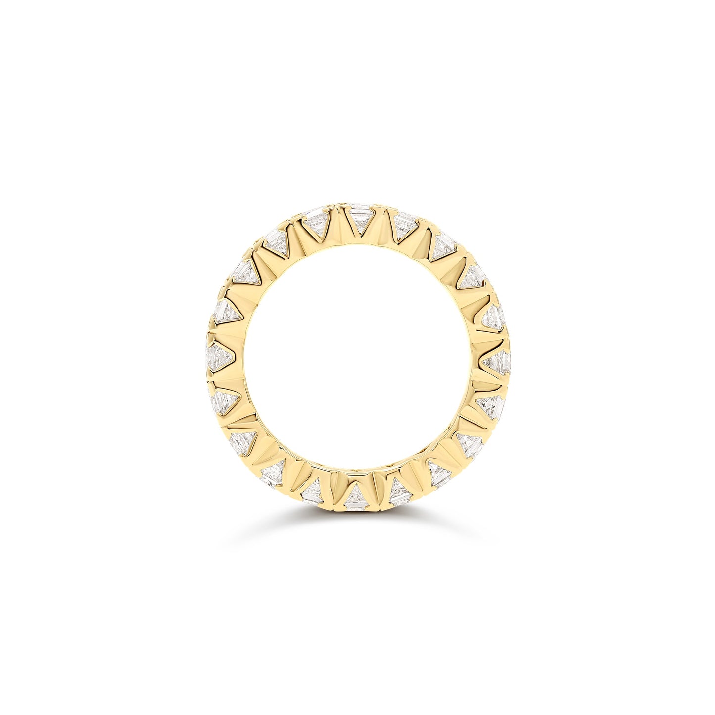 Anello Eternity Giallo con diamanti Lab Grown
