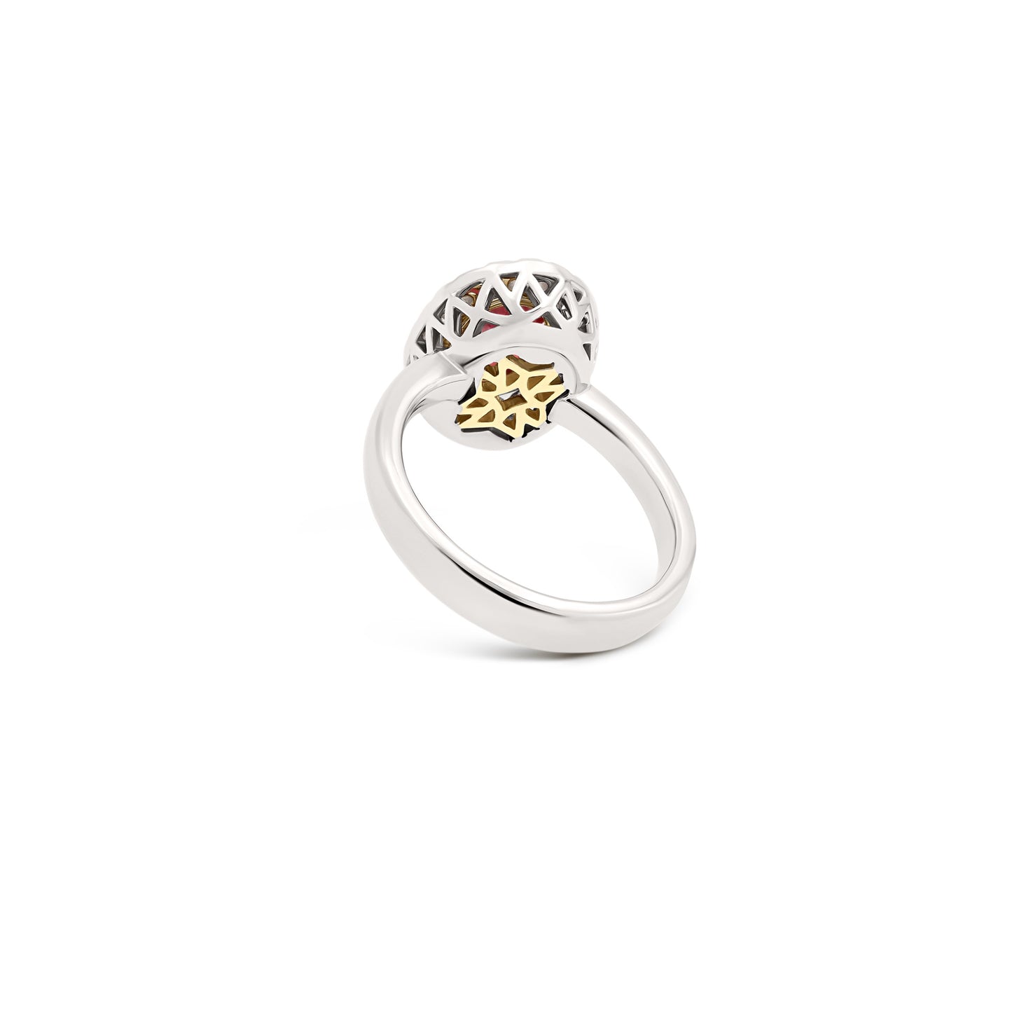 Anello BeLoma con rubino Mozambico e diamanti